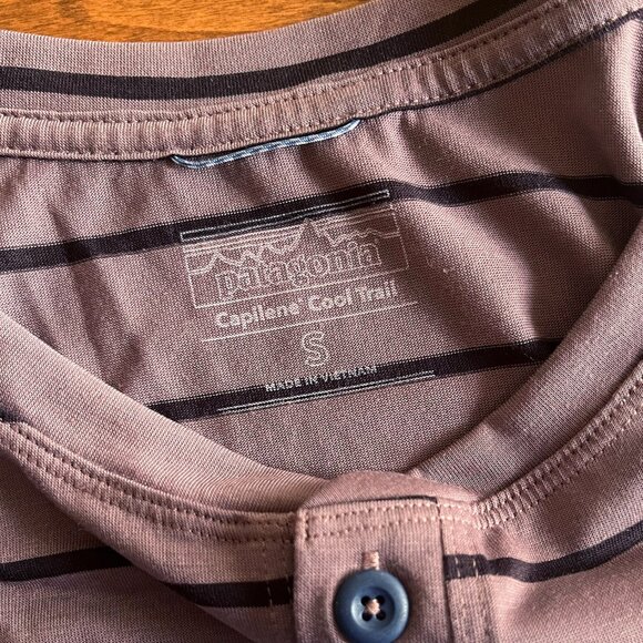 Patagonia mauve "Capilene Cool Trail Bike Henley" S - Picture 4 of 9